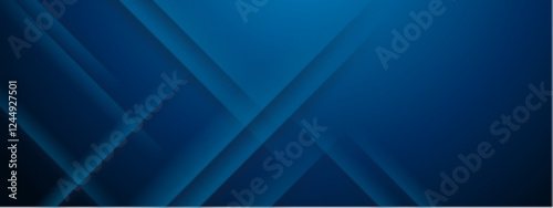 Gradient geometric background with vivid blue tones, ideal for presentations, web designs, and business templates, featuring overlapping shapes evoking a modern and minimalistic abstract design.