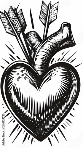 Anatomical Heart Pierced by...