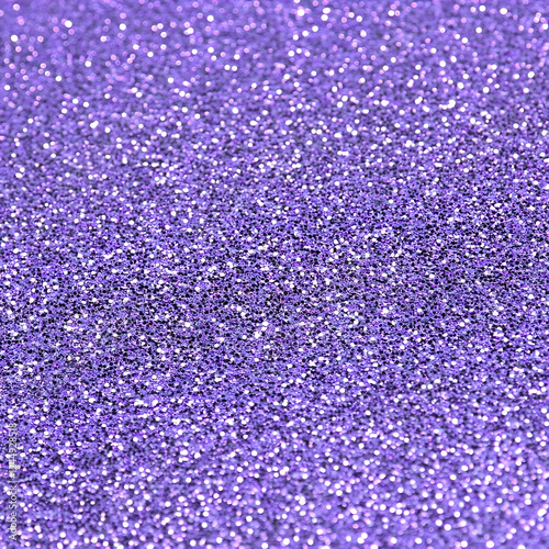 Sparkling Purple Glitter Te...
