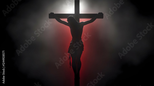 Silhouette of a Figure on a...