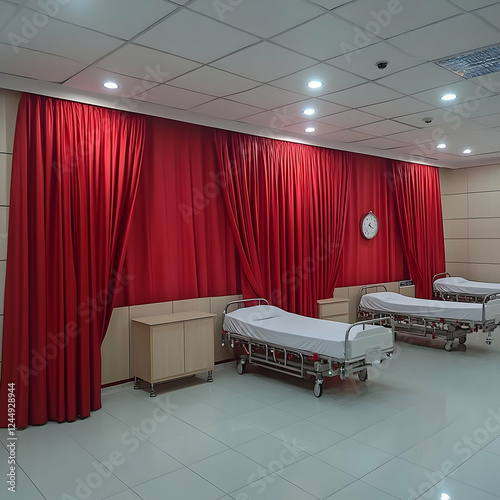 Hospital Room Displays Two ...