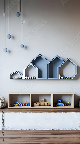 Modern Playroom Interior Sh...