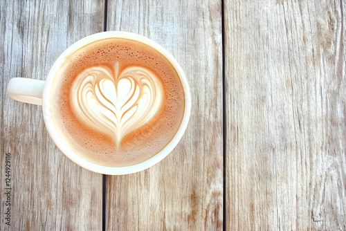Cup of Coffee with Heart La...