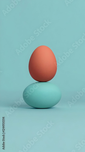 Two Colorful Spheres Balanc...