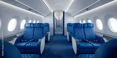 Luxurious Airplane Interior...