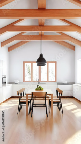 Modern Dining Room Interior...