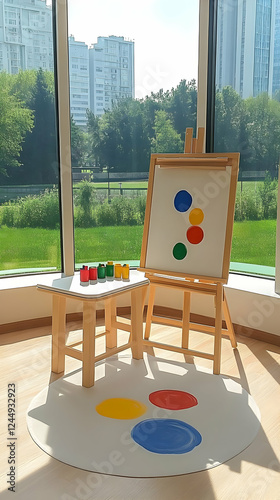 Colorful Painting Setup in ...