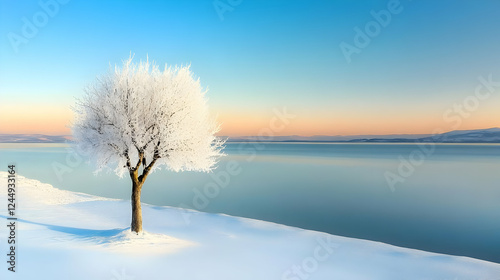 Frost-Covered Tree Stands M...