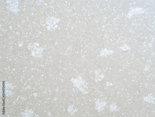 Abstract Glittery White Bac...