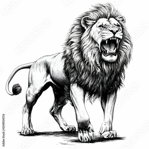 Roaring Lion Illustration: ...