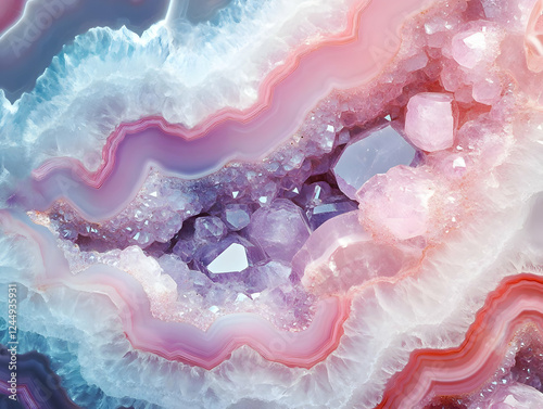 Pink and Purple Agate Slice...