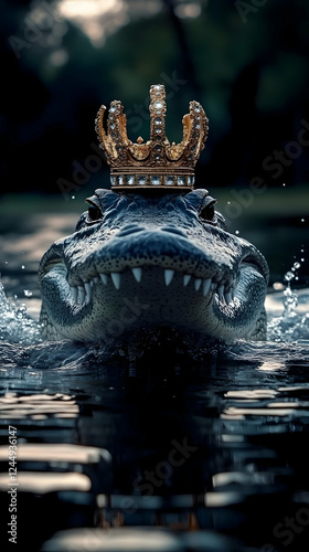 Majestic Crocodile King Wea...