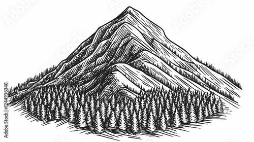 Majestic Mountain Peak Stan...