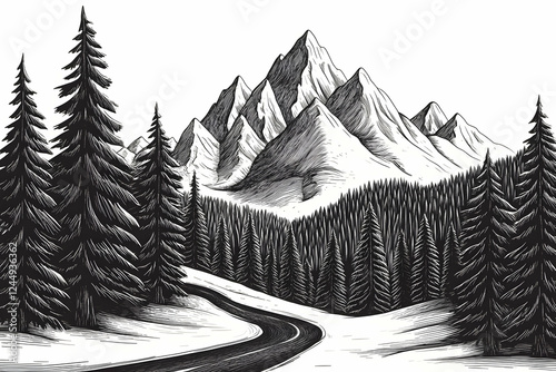 Winding Road Leads Through ...