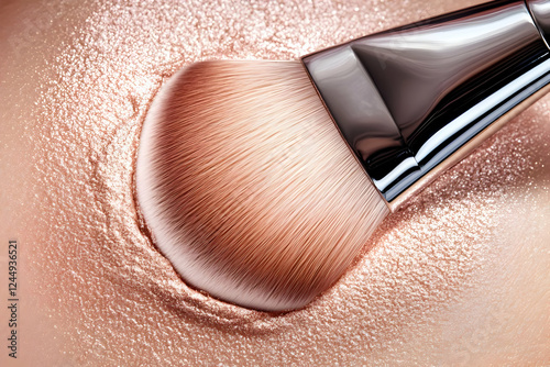 Makeup Brush Sweeps across ...