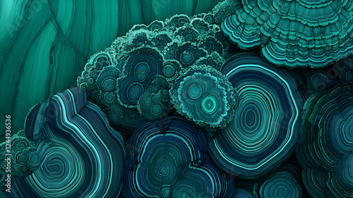 Abstract Malachite Pattern ...