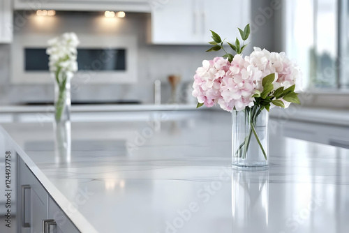 Pink and White Hydrangeas i...