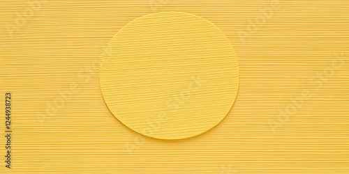 Yellow Oval Shape Lies on a...