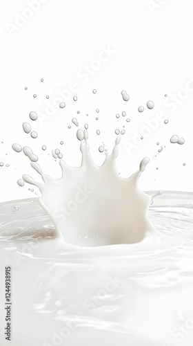 Milk Splash Creates a Crown...