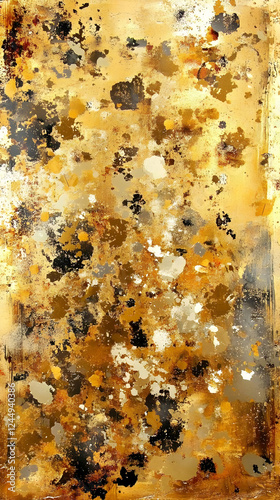 Abstract Gold Texture Backg...
