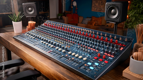 Professional Audio Mixer Si...