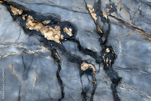 Close-up View of Gray Rock ...