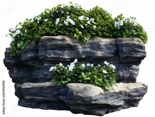 3D Rendered Rock Formation ...