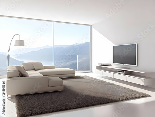 Modern Living Room Interior...