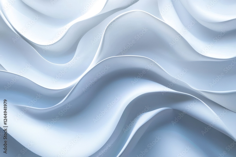 Fototapeta premium Pristine white gradient background, perfect for product displays or as a studio backdrop.