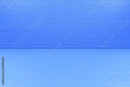 Blue Brick Wall Texture Bac...
