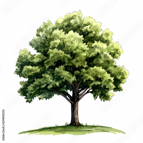 Lush Green Tree Stands Maje...