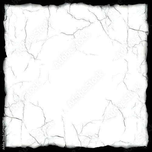 White Cracked Surface Textu...