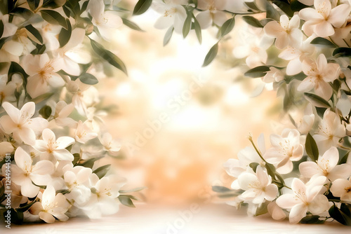 White Flowers Bloom Beautif...