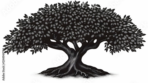 Stylized Illustration of a ...