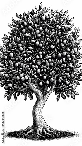 Vintage Woodcut Illustratio...