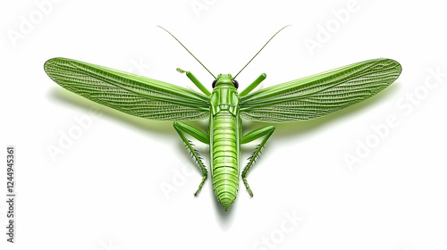 Vivid Green Insect Displays...