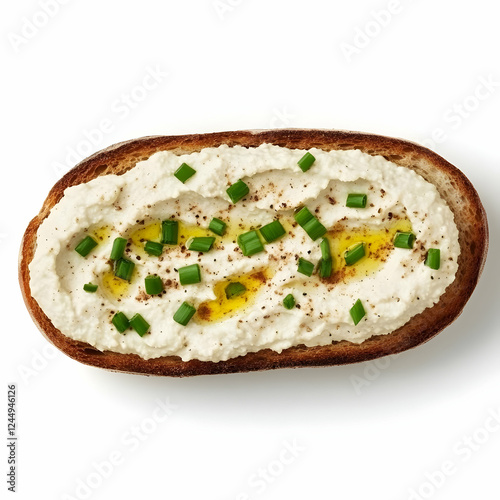 Toasted Bread with White Be...