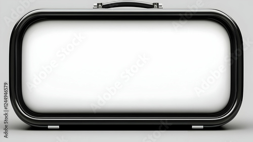 A Sleek, Black, Retro-Style...