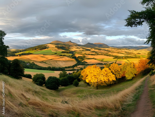 Golden Hour Landscape Illum...