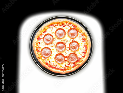 Delicious Pepperoni Pizza w...