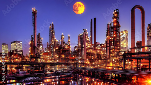 Industrial Plant Illuminate...