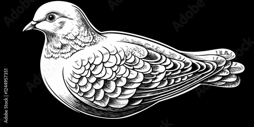 Detailed Woodcut Illustrati...