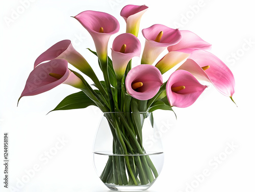 Pink Calla Lilies Stand Ele...