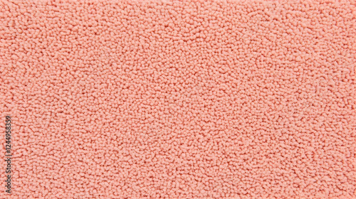 Soft Pink Chenille Fabric Texture Background Close Up Detail with Delicate Fibers