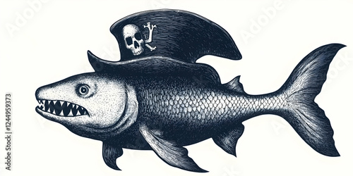 Fish with Sharp Teeth Wears...