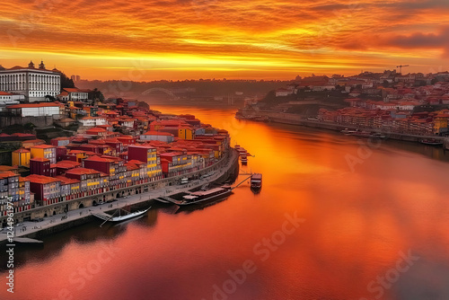Scenic River Cityscape Show...
