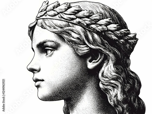 Detailed Stippled Illustrat...