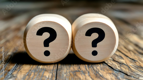 Two Wooden Blocks Display Q...
