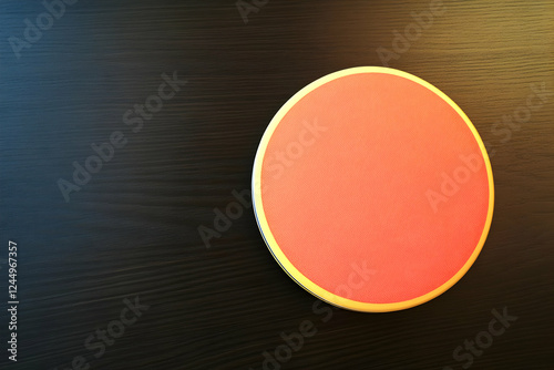 A Round Orange Object with ...