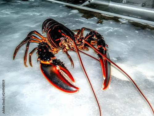 Fresh Lobster Lies Majestic...